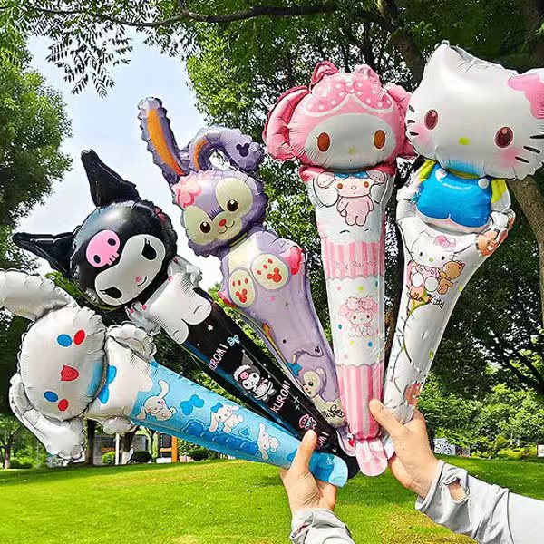 手持ちのホイルバルーン