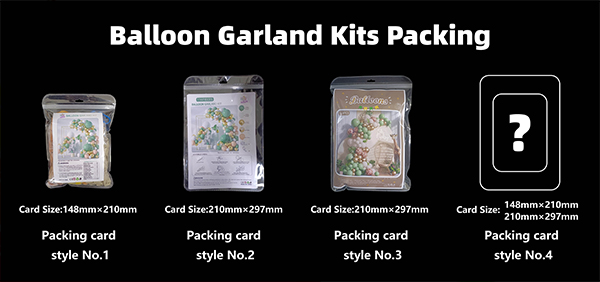 Balloon arch packaging