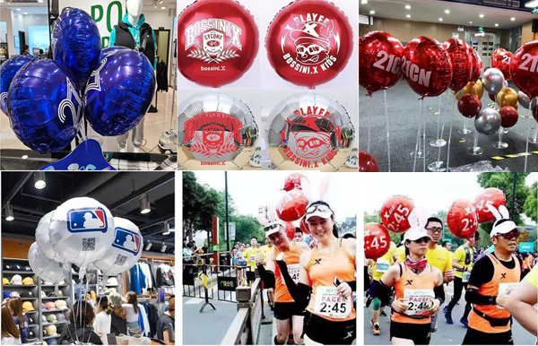 Custom printed party balloons