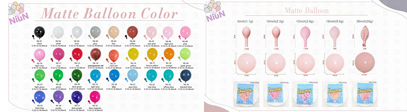Matte Color Round Balloon