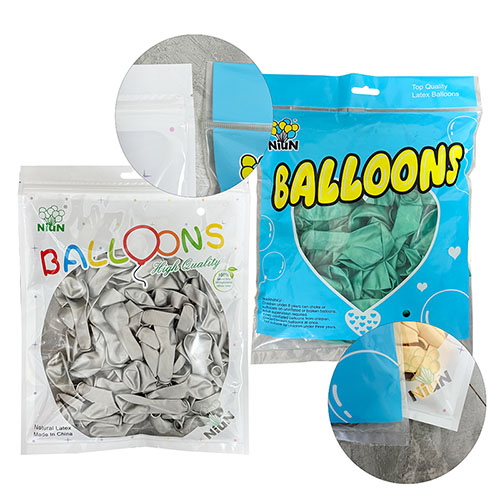 Reserved image area for an actual Borun 10-inch heart latex balloon wholesale or private-label packing photograph