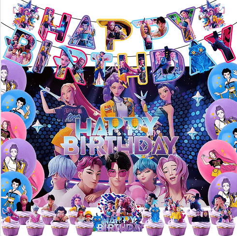 K-POP デーモンハンター パーティーデコレーションセット