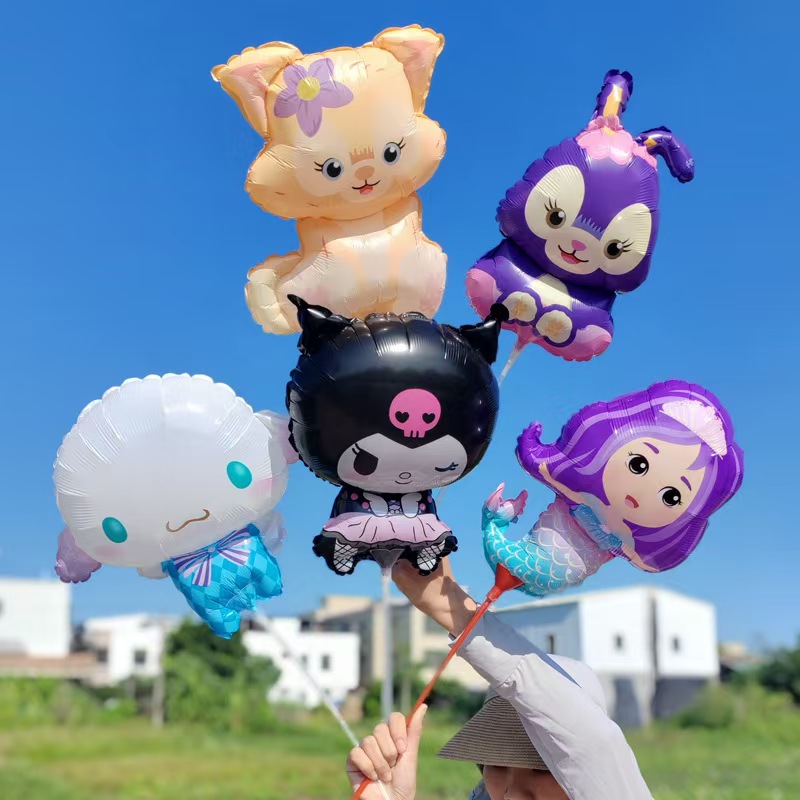 スティック上のミニホイルバルーン