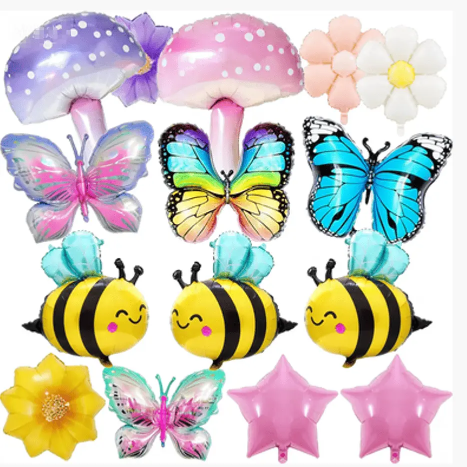 春をテーマにしたホイルバルーン