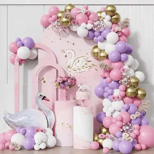 スワンバルーンアーチ